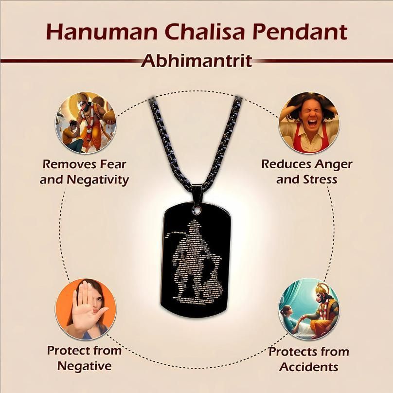 Divine Hanuman Chalisa Pendant 🙏