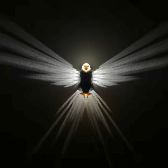 Beautiful Wall Mounted Eagle Lamp