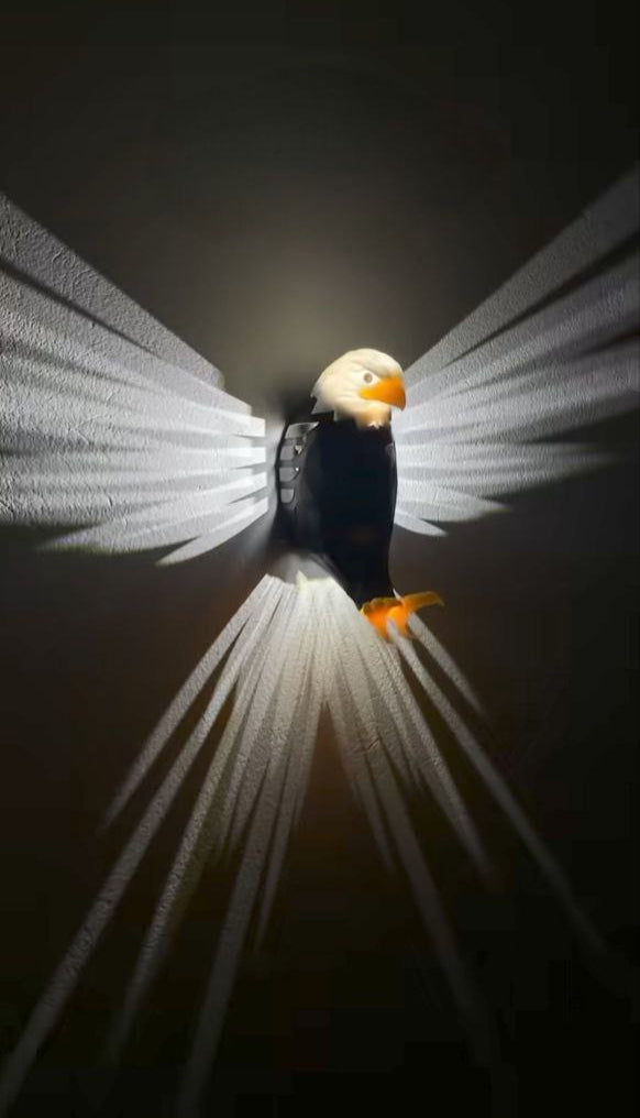 Beautiful Wall Mounted Eagle Lamp