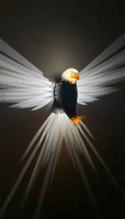 Beautiful Wall Mounted Eagle Lamp